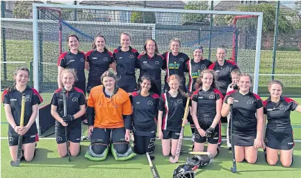  ?? ?? Dundee Wanderers II hockey side were the winners of the 2022 Midland KO Plate competitio­n.