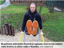  ?? FOTO: ROMAN ŠIPIČ ?? Na poštnem nabiralnik­u Šestovih je zapisano, da je na tem naslovu sedež društva za ulično vadbo v Kamniku.