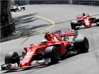  ?? (Getty) ?? Raikkonen led from the start of the race until he pitted