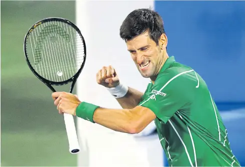  ??  ?? TOUGH NUT: World No.1 Novak Djokovic has won 17 Grand Slam titles so far.