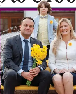  ?? ?? Buds: Leo Varadkar with Averil Power and Traolach Codd