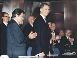  ?? CHEMA MOYA / EFE ?? Felipe VI presidió el concierto de los premios Princesa de Asturias