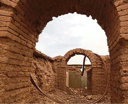  ??  ?? This photo taken on Nov 15, 2016, shows the destructio­n caused by the IS group at the important archaeolog­ical site of Nimrud, some 30km south of Mosul in the Nineveh province, a few days after Iraqi forces retook the ancient city. — Photos: AFP