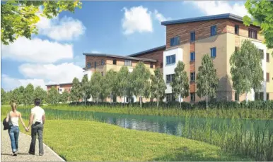  ??  ?? An artist’s impression of the planned Kent Medical Campus