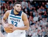  ?? AP ?? Karl Towns capturó 20 rebotes.