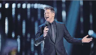  ?? CANADIAN PRESS FILE PHOTO ?? Michael Bublé says his young son’s bout with cancer has given him a new perspectiv­e on what is important.