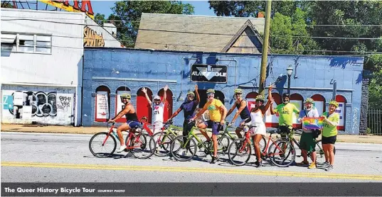  ?? COURTESY PHOTO ?? The Queer History Bicycle Tour