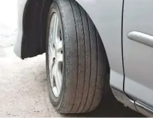  ??  ?? Worn out tyres can lead to fines as well as accidents. Check the tyre tread if your vehicle is being used heavily.