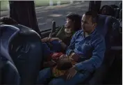  ?? FEDERICO RIOS — THE NEW YORK TIMES ?? Ali, Taiba and their son travel by bus March 31from Mexico City to Tijuana, where they planned to enter the U.S.