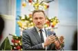  ?? Foto: dpa ?? Christian Lindner hat Steuererhö­hungen eine Absage erteilt.