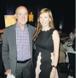  ??  ?? Shawn Denstedt, Osler vice-chair of Western Canada, left, and Northview Apartment Reit’s Brianna Guenther. Osler was the luncheon sponsor.