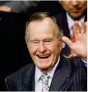  ?? FOTO: NTB SCANPIX ?? Tidligere Usa-president George H.W. Bush døde fredag kveld, lokal tid.