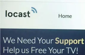  ?? AP ?? A nonprofit called Locast, available in seven major U.S. cities, beams popular networks to phones, TVS and computers. It’s like the online version of a TV antenna, free and easy to use.
