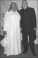  ?? LIONEL HAHN/ABACA PRESS FILE PHOTOGRAPH ?? Della Reese and her husband, Franklin Lett Jr., attend a gala to pay tribute to Ray Charles and to raise money for the Ray Charles Performing Arts Center in Los Angeles on Sept. 29, 2004.