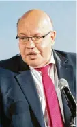  ?? Foto: Kay Nietfeld, dpa ?? Wirtschaft­sminister Altmaier gibt sich sehr optimistis­ch.