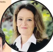  ?? AFP PHOTO ?? A la izquierda, la violinista Anne Gravoin, la segunda esposa de Manuel Valls, de la que acaba de separarse. A la derecha, Olivia Grégorie, la nueva compañera, diputada y portavoz del partido de Macron en el Parlamento.