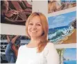  ?? FOTO: PRIVAT ?? Die gebürtige Ukrainerin Galyna Schäfer ist leidenscha­ftliche Kunstmaler­in und stellt ihre Ölbilder aus.