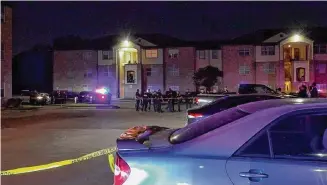  ?? Robert Balli/OnScene ?? Houston Police Chief Troy Finner called for solutions after an HPDofficer fatally shot an armed teenager after a social media post showed multiple males holding guns at an apartment complex.