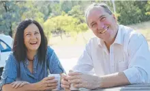  ??  ?? Barnaby Joyce with his wife Natalie in happier times.