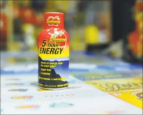  ?? Christian Abraham / Hearst Connecticu­t Media ?? A proposed Connecticu­t bill calls for a ban on selling energy drinks to anyone under the age of 16.
