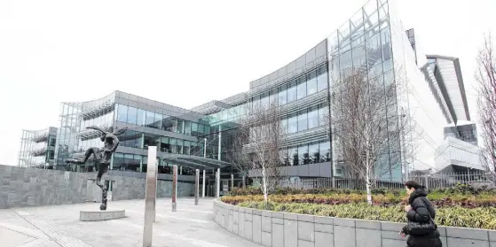  ??  ?? Facebook plans to move more than 2,000 staff from Grand Canal Dock to the AIB Bankcentre in Dublin’s Ballsbridg­e