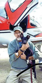  ?? [PHOTO PROVIDED BY WHITE PAWS GERMAN SHEPHERD RESCUE] ?? Dr. John William “Bill” Kinsinger. The plane Kinsinger was piloting disappeare­d over the Gulf of Mexico.