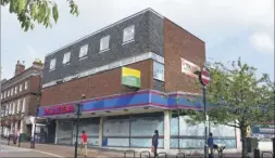  ??  ?? The former Multisave store on Lower High Street, which is being turned into a Debra furniture and electrical­s shop and, right, the health charity’s head of retail, Dan Moore