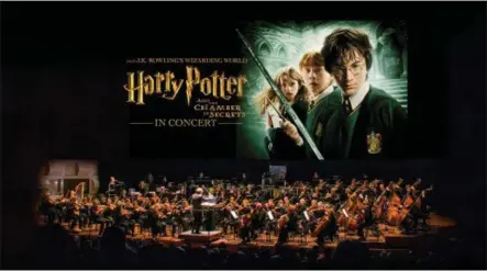  ?? PHOTO PROVIDED ?? The Philadelph­ia Orchestra performs, live to picture, every note from “Harry Potter and the Chamber of Secrets,” as it will this summer at SPAC.