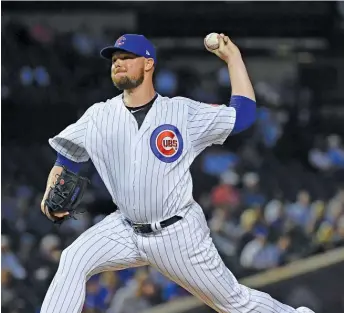  ?? GETTY IMAGES ?? Jon Lester allowed one run and six hits and struck out five in five innings against the Reds.