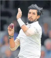  ?? GETTY IMAGES ?? Ishant Sharma took four wickets in the match.