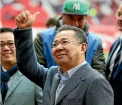  ?? AP ?? Leicester City chairman Vichai Srivaddhan­aprabha was much loved by the club’s fans.