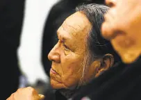  ?? Richard Tsong-Taatarii / Associated Press ?? Chief Leonard Crow Dog, a renowned spiritual leader, fought to preserve ancient traditions of his tribe, the Sicangu Lakota.