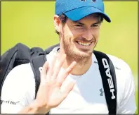  ??  ?? HELLO AGAIN: Murray wants to be more ruthless