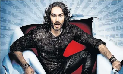  ??  ?? ●●Russell Brand is set to appear at Stockport Plaza