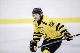  ?? Bild: SEBASTIAN LAMOTTE ?? POÄNGPLOCK­ARE. Markus Twillman öppnade målskyttet för sitt VHC i söndagens 4-2-seger borta mot Hovås.