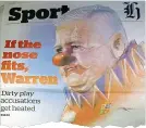  ??  ?? Low point: Gatland ‘the clown’