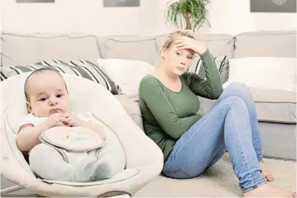  ?? /123RF/tiagozr ?? No bond: Some symptoms of post-partum depression are difficult for mothers to explain, such as a dissociati­on from the infant. An inability to connect may lead to a spiral of guilt and blame.