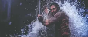  ?? WARNER BROS. PICTURES RELEASE ?? For some critics and moviegoers, Jason Momoa’s Aquaman
was a low-water mark of filmmaking.