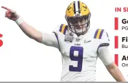  ?? JOE BURROW BY BRETT DAVIS/USA TODAY SPORTS ??