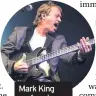  ??  ?? Mark King performing with Level 42