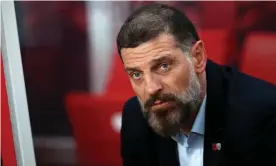  ??  ?? Slaven Bilic has overseen West Brom’s rise to the top of the Championsh­ip. Photograph: Adam Fradgley/WBA FC via Getty Images