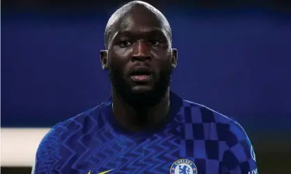  ?? ?? Romelu Lukaku said he was not happy as ‘Tuchel has chosen to play with another system’. Photograph: Dave Shopland/Shuttersto­ck