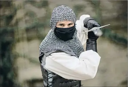  ?? LOIC VENANCE / AFP ?? El parque temático medieval de Puy du Fou, en el oeste de Francia, se prepara para reabrir sus puertas