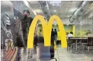  ?? /Reuters ?? Key market: A McDonald’s restaurant on February 26 in Mumbai. India’s financial capital has about 100 McDonald’s outlets.