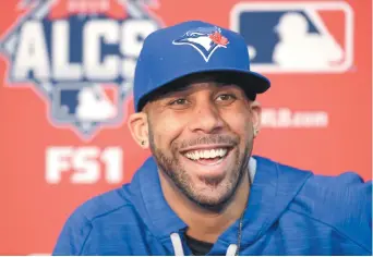  ?? - Associated Press: Orlin Wagner ?? L’artilleur des Blue Jays de Toronto David Price semblait de fort bonne humeur devant la presse, jeudi.