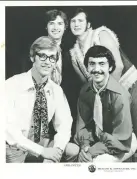  ??  ?? Young (standing, right) is with his colleagues on The Andantes — Daryl Guthiel (sitting, left), Don Guthiel (standing, left) and Bob Deutscher (sitting, right).