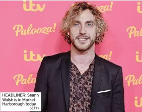  ?? GETTY ?? HEADLINER: Seann Walsh is in Market Harborough today