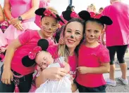  ?? Picture: WERNER HILLS ?? MOM DUTIES: Mom Zanri van Loggerenbe­rg took her kids, from left, Zivan, 6, Zane, two months, and Zandru, 4, to the Algoa FM Big Walk for Cancer at the Boardwalk on Saturday