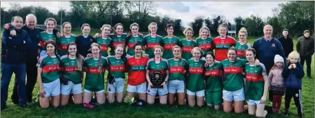  ??  ?? The victorious Kilcummin team which saw off Austin Stacks to claim the Mary Jo Curran B Cup