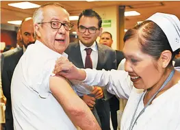  ?? NELLY SALAS ?? El secretario de Hacienda estuvo en el Senado.